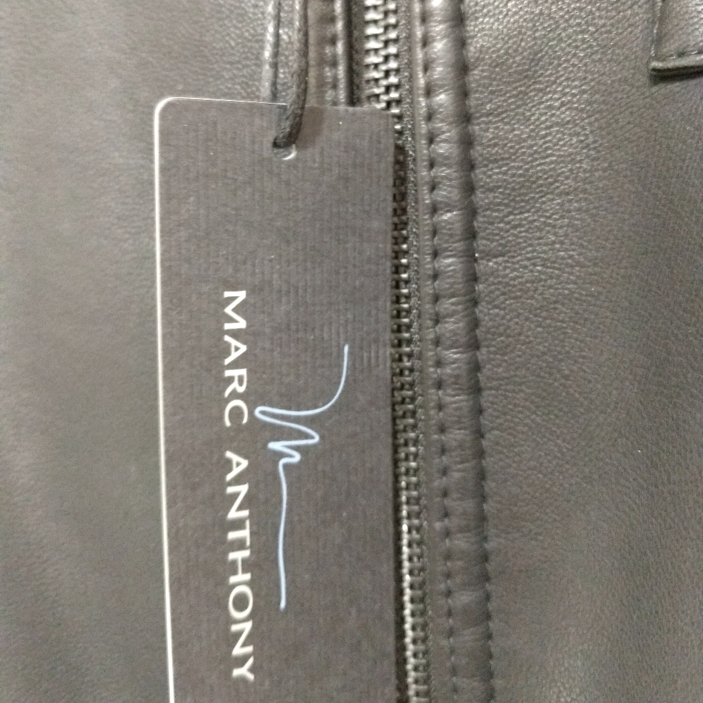Marc Anthony cruelty free shearling style jacket